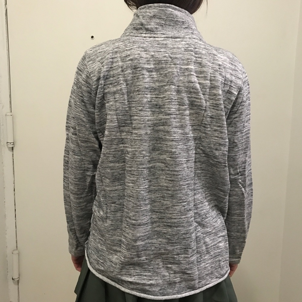 Grey & purple Pink VS quarter zip. - Picture 2 of 2